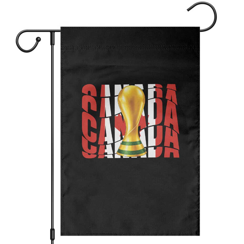 Proud Canada National Soccer Lover Fan Gift Garden Flag TS12 Black Print Your Wear