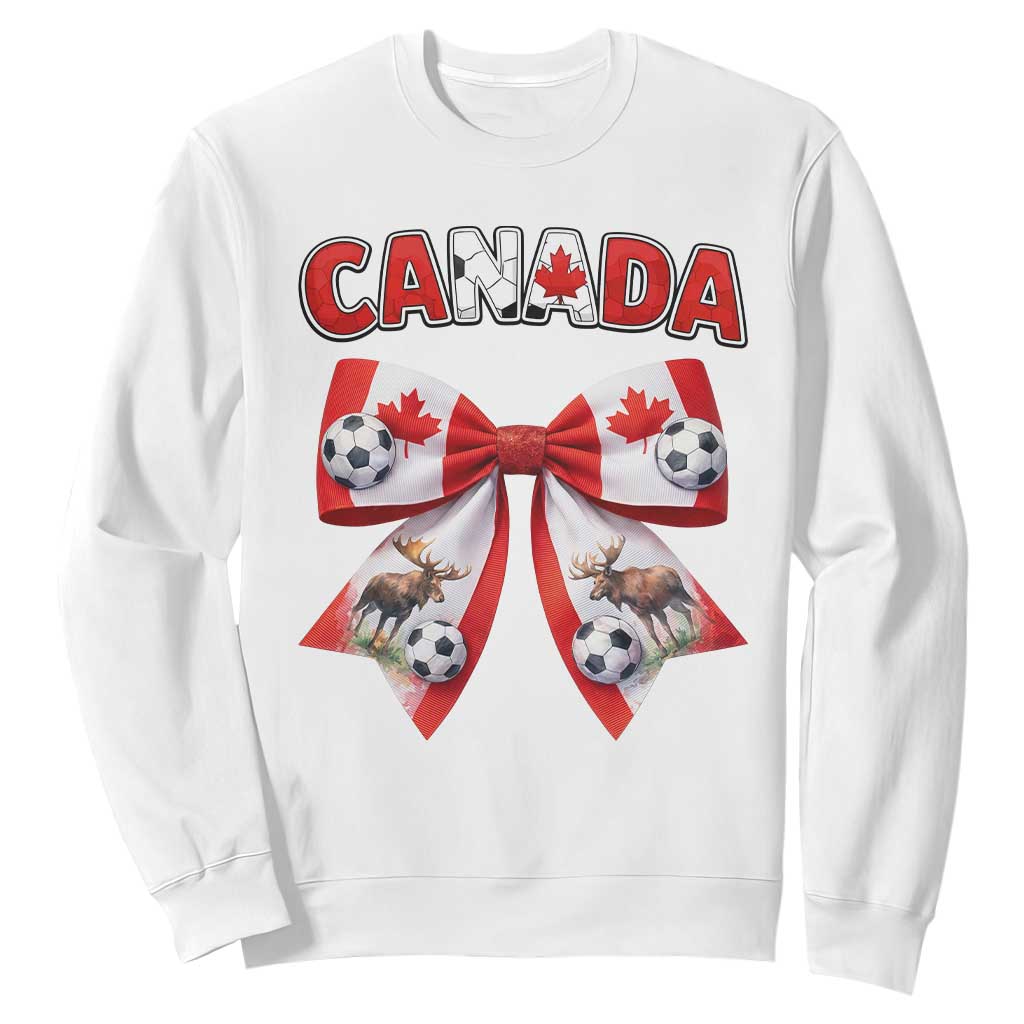 Proud Canadian National Soccer Lover Sweatshirt Football Fan Gift TS12 White Print Your Wear