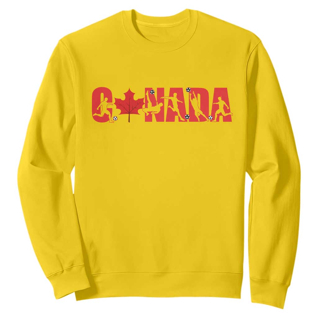Canada National Soccer Lover Sweatshirt Proud Canadian Fan Gift TS12 Daisy Print Your Wear