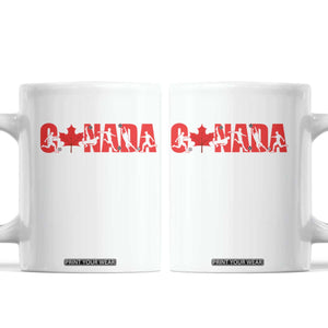 Canada National Soccer Lover Coffee Mug Proud Canadian Fan Gift TS12 White Print Your Wear