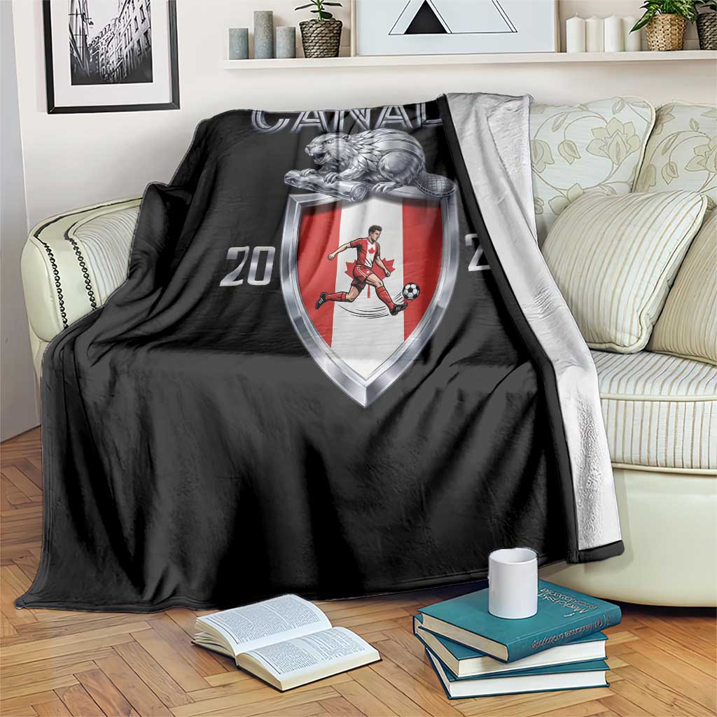 Canada National Soccer Fan Throw Blanket Proud Canadian Gift TS12 Print Your Wear