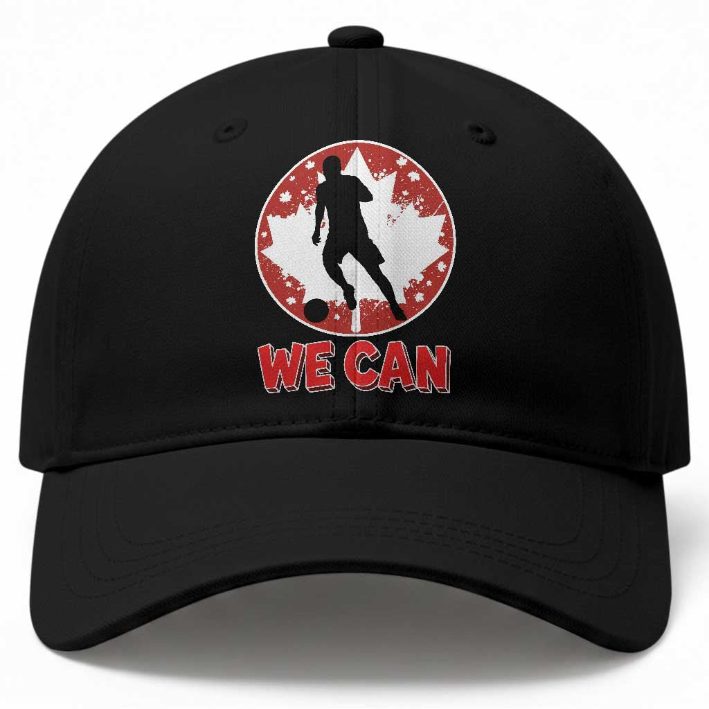 We Can Canada Soccer Baseball Cap Canadian Football Fan Pride TS12 Print Your Wear