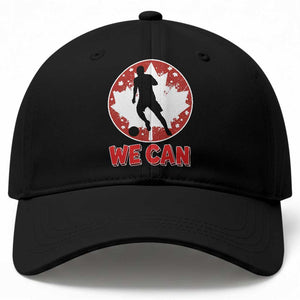 We Can Canada Soccer Baseball Cap Canadian Football Fan Pride TS12 Print Your Wear