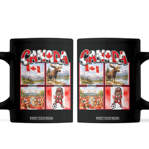 Proud Canada National Soccer Fan 2026 Gift Coffee Mug TS12 Black Print Your Wear