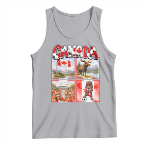 Proud Canada National Soccer Fan 2026 Gift Tank Top TS12 Athletic Heather Print Your Wear