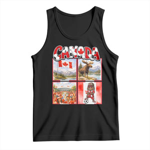 Proud Canada National Soccer Fan 2026 Gift Tank Top TS12 Black Print Your Wear