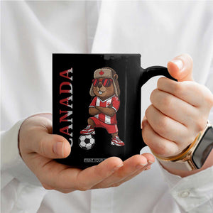 Proud Canada Soccer Beaver Coffee Mug Funny Football Fan Gift TS12 Print Your Wear