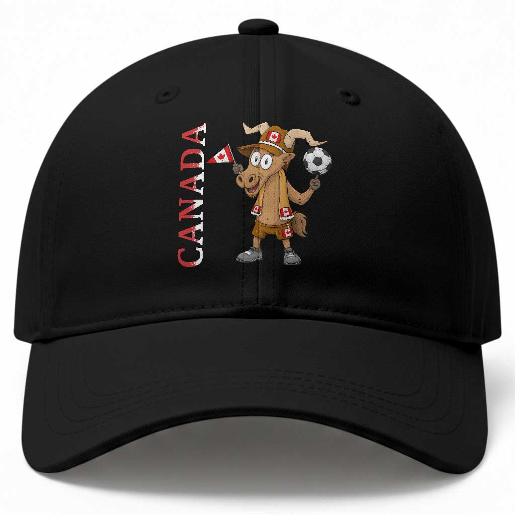 Proud Canada Soccer Moose Baseball Cap Canadian Football Fan TS12 Print Your Wear