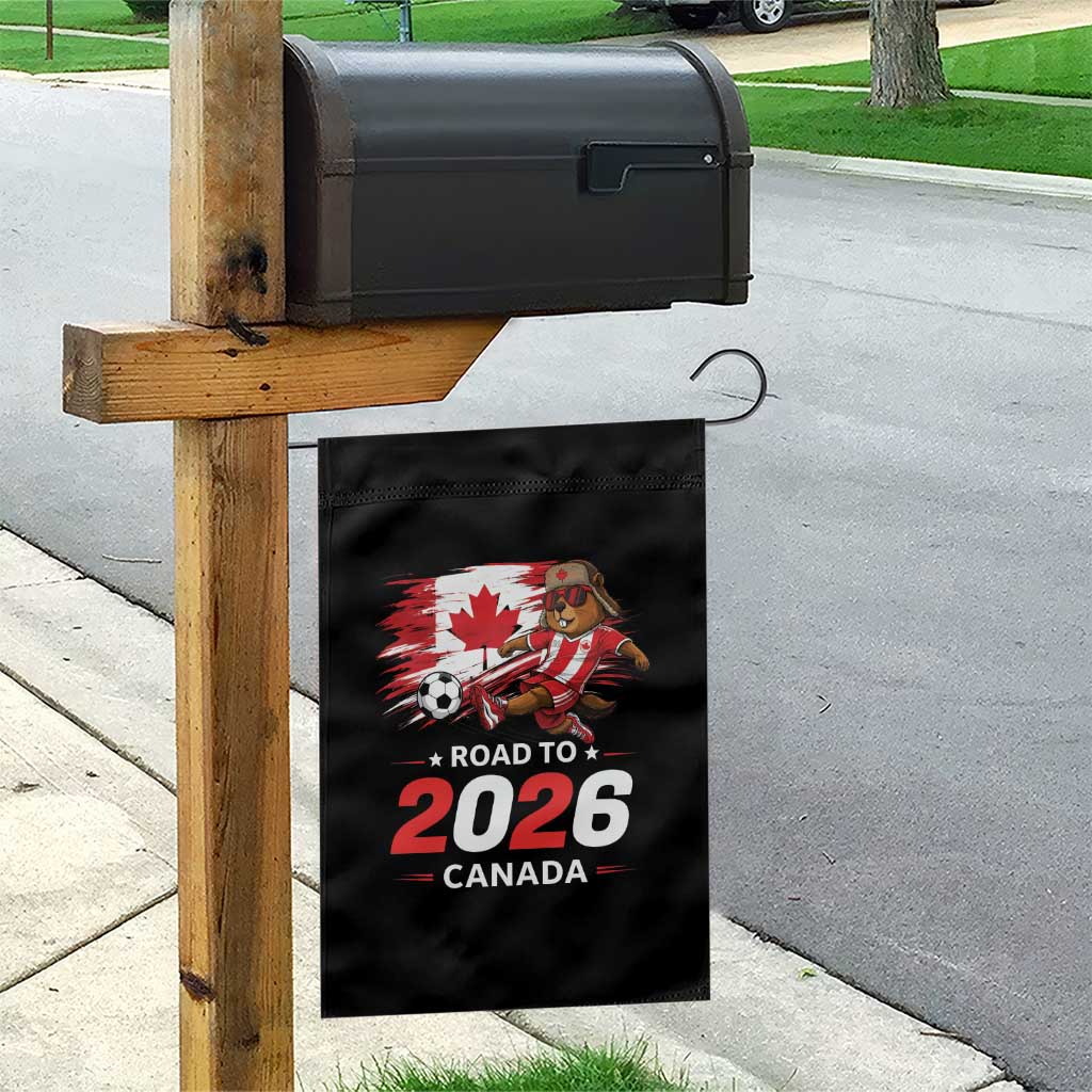 Proud Canada Soccer Beaver Garden Flag Road To 2026 TS12 Print Your Wear