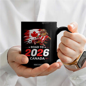 Proud Canada Soccer Beaver Coffee Mug Road To 2026 TS12 Print Your Wear