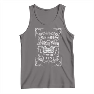 Michael The Man The Myth The Legend Tank Top Vintage Gift For Michael Name TS12 Deep Heather Print Your Wear