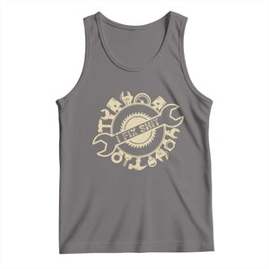 Funny Handyman Father's Day Gift Tank Top I Fix Shit TS12 Deep Heather Print Your Wear