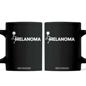 Fuck Melanoma Awareness Coffee Mug Funny Stick Figure Warrior TS12 Black Print Your Wear