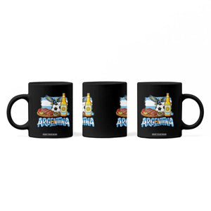 Argentine Pride Soccer And Beer Coffee Mug Football Fan Graphic TS12 Print Your Wear