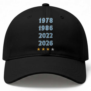 Argentina Flag Pride Soccer Baseball Cap 1978 1986 2022 Future Fourth Star TS12 Print Your Wear