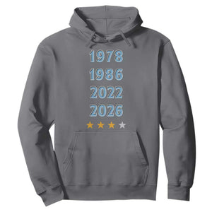 Argentina Flag Pride Soccer Hoodie 1978 1986 2022 Future Fourth Star TS12 Charcoal Print Your Wear