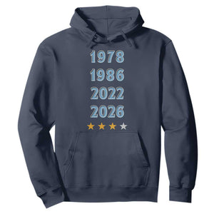 Argentina Flag Pride Soccer Hoodie 1978 1986 2022 Future Fourth Star TS12 Navy Print Your Wear