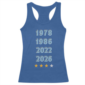 Argentina Flag Pride Soccer Racerback Tank Top 1978 1986 2022 Future Fourth Star TS12 Royal Blue Print Your Wear