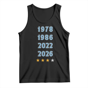Argentina Flag Pride Soccer Tank Top 1978 1986 2022 Future Fourth Star TS12 Black Print Your Wear