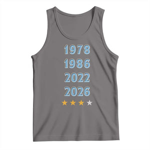 Argentina Flag Pride Soccer Tank Top 1978 1986 2022 Future Fourth Star TS12 Deep Heather Print Your Wear