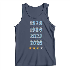 Argentina Flag Pride Soccer Tank Top 1978 1986 2022 Future Fourth Star TS12 Navy Print Your Wear