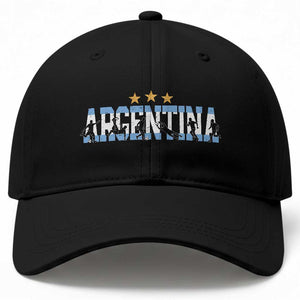 Proud Argentina Futbol Supporter National Pride Gift Baseball Cap TS12 Print Your Wear