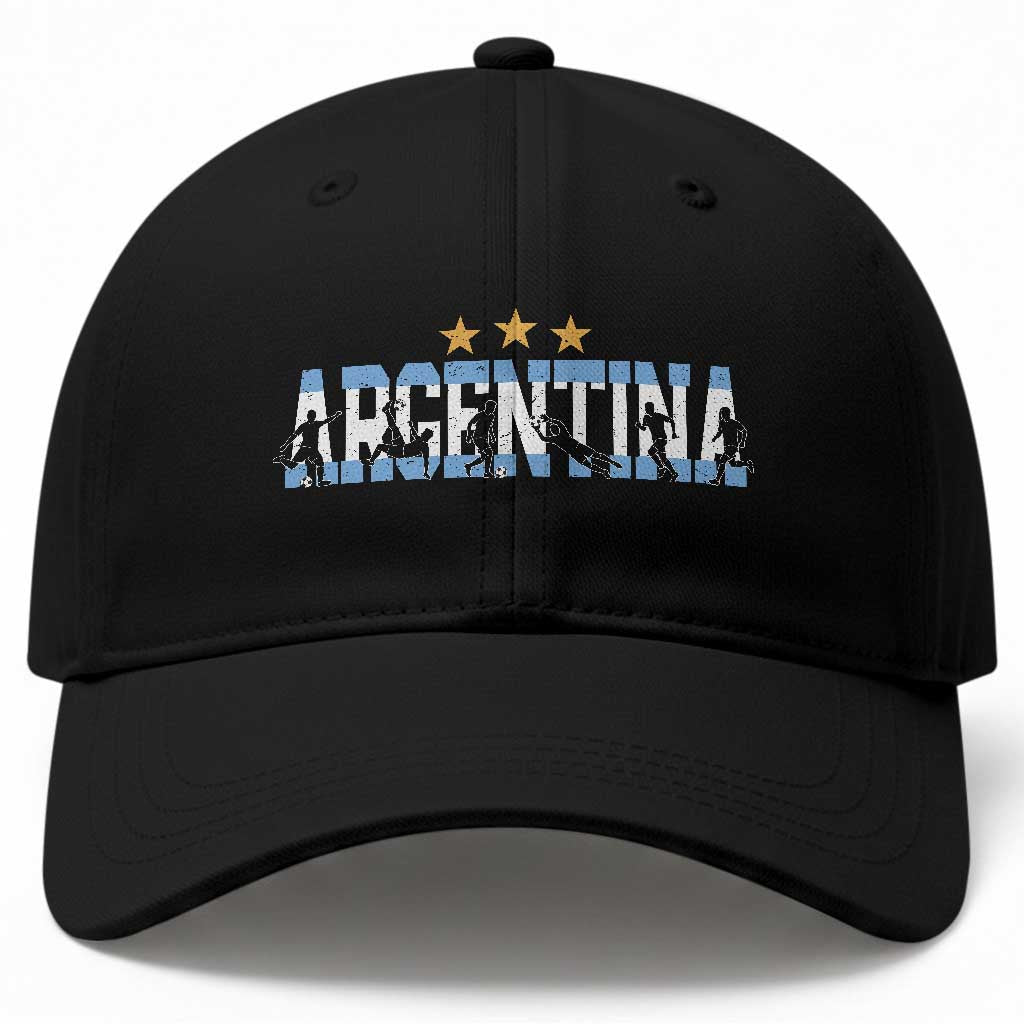 Proud Argentina Futbol Supporter National Pride Gift Baseball Cap TS12 Print Your Wear