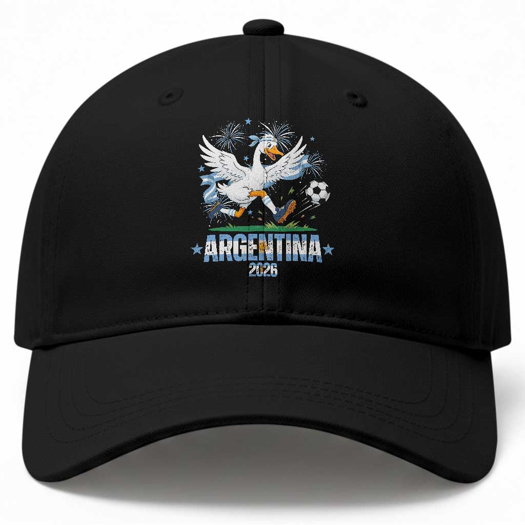 Funny Argentina Soccer Goose Baseball Cap Football Fan Graphic TS12 Print Your Wear
