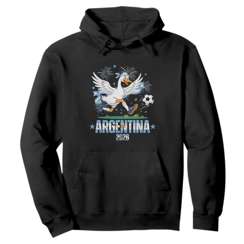 Funny Argentina Soccer Goose Hoodie Football Fan Graphic TS12 Black Print Your Wear