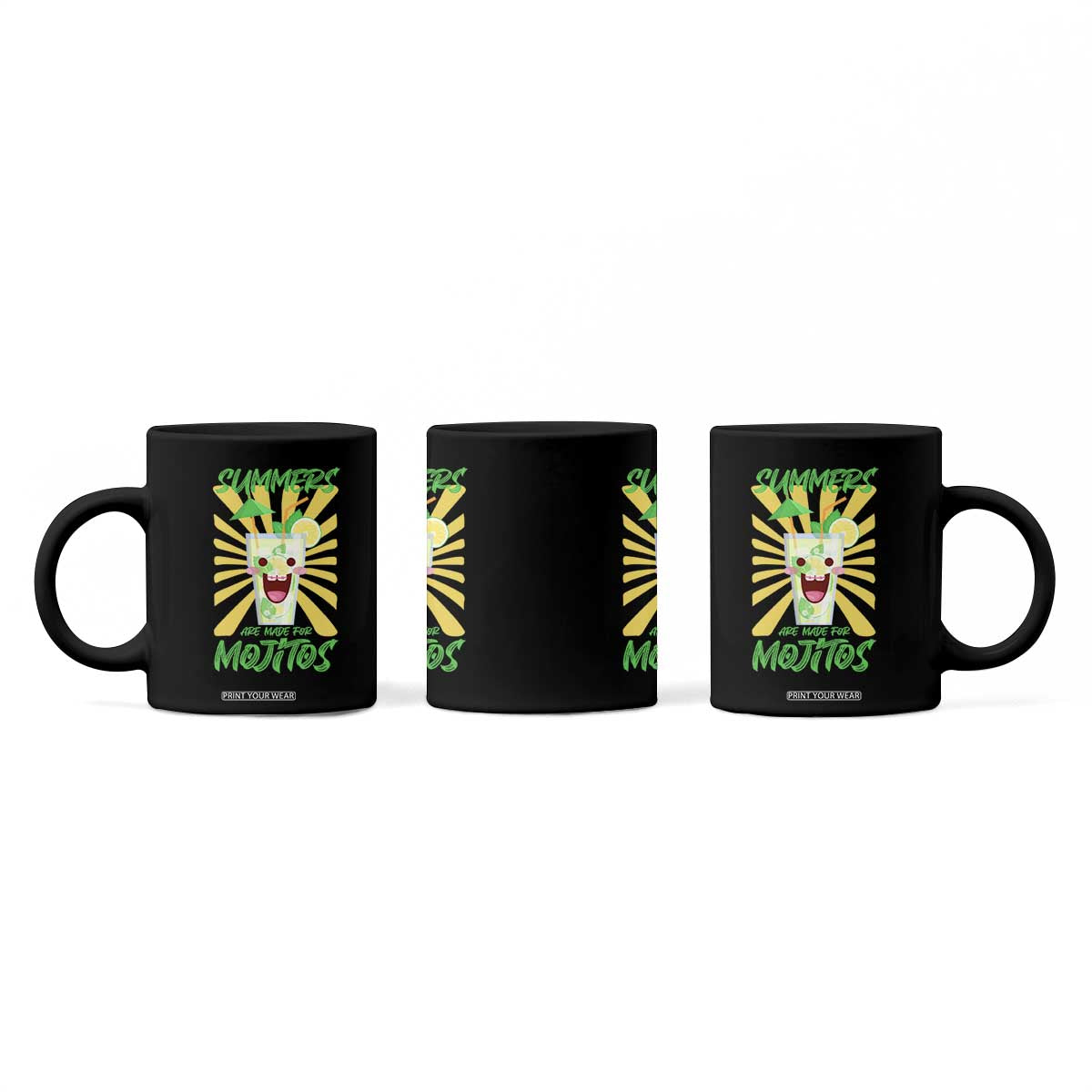 Summers Are Made For Mojitos Coffee Mug Funny Vacation Cocktail TS12 Print Your Wear