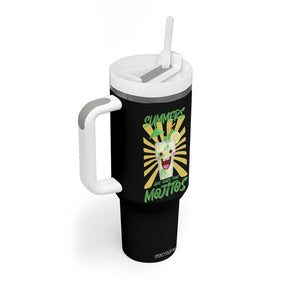 Summers Are Made For Mojitos Tumbler With Handle Funny Vacation Cocktail TS12 Print Your Wear