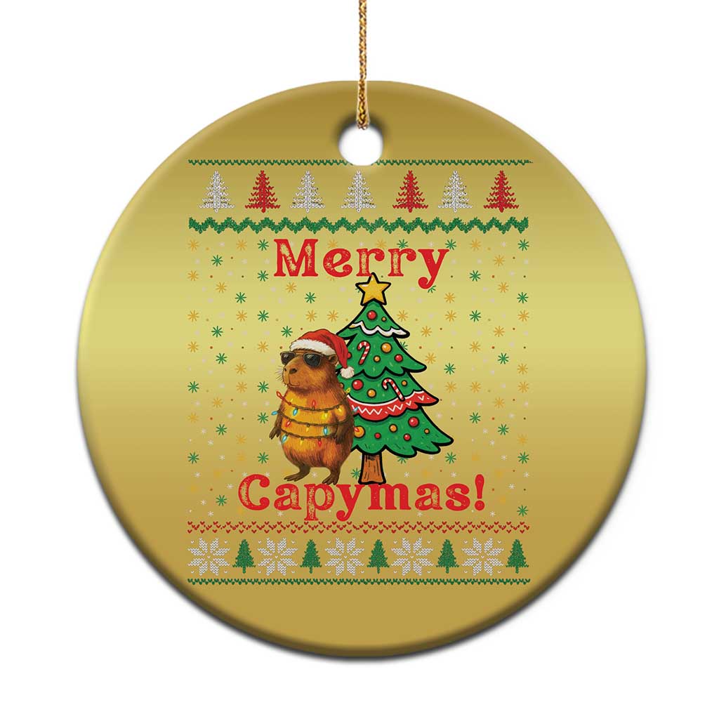 Funny Merry Capymas Christmas Ornament Capybara Xmas Party TS12 Print Your Wear