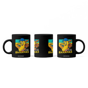 Lets Go Bananas Coffee Mug Funny Banana Baseball Fruit Sports Gift TS12 Print Your Wear
