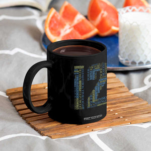 Victory And Strength Number 12 Typography Coffee Mug Gift For Football Lovers TS12 Print Your Wear