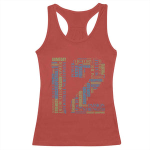 Victory And Strength Number 12 Typography Racerback Tank Top Gift For Football Lovers TS12 Red Print Your Wear