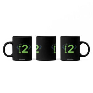 Space Needle Emerald City Number 12 Coffee Mug Sports Fan Pride TS12 Print Your Wear