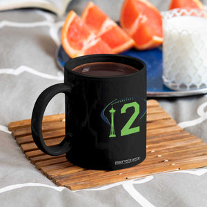 Space Needle Emerald City Number 12 Coffee Mug Sports Fan Pride TS12 Print Your Wear