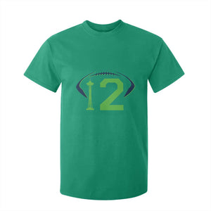 Space Needle Emerald City Number 12 T Shirt For Kid Sports Fan Pride TS12 Irish Green Print Your Wear