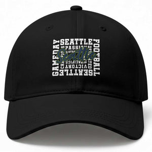 Seattle Emerald City Pride Baseball Cap Football Fan Game Day Gift TS12 Print Your Wear