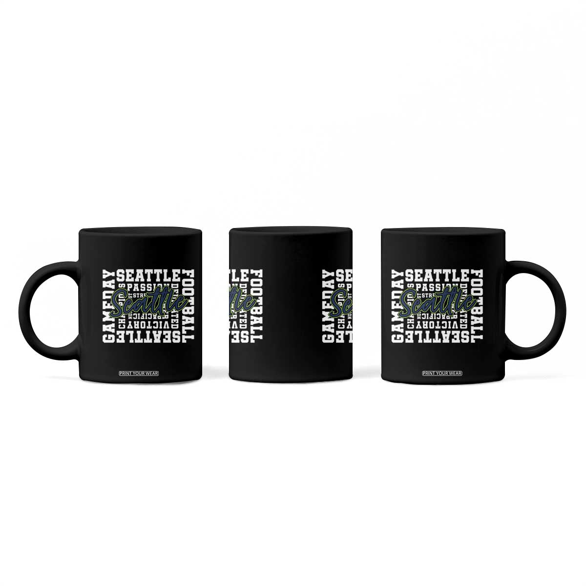 Seattle Emerald City Pride Coffee Mug Football Fan Game Day Gift TS12 Print Your Wear