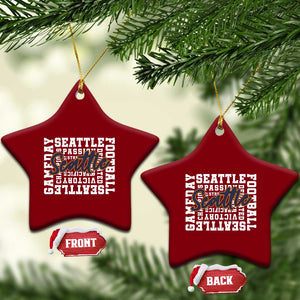 Seattle Emerald City Pride Ceramic Ornament Football Fan Game Day Gift TS12 Print Your Wear