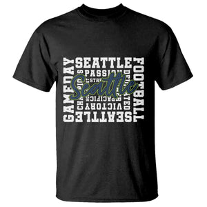 Seattle Emerald City Pride T Shirt Football Fan Game Day Gift TS12 Black Print Your Wear