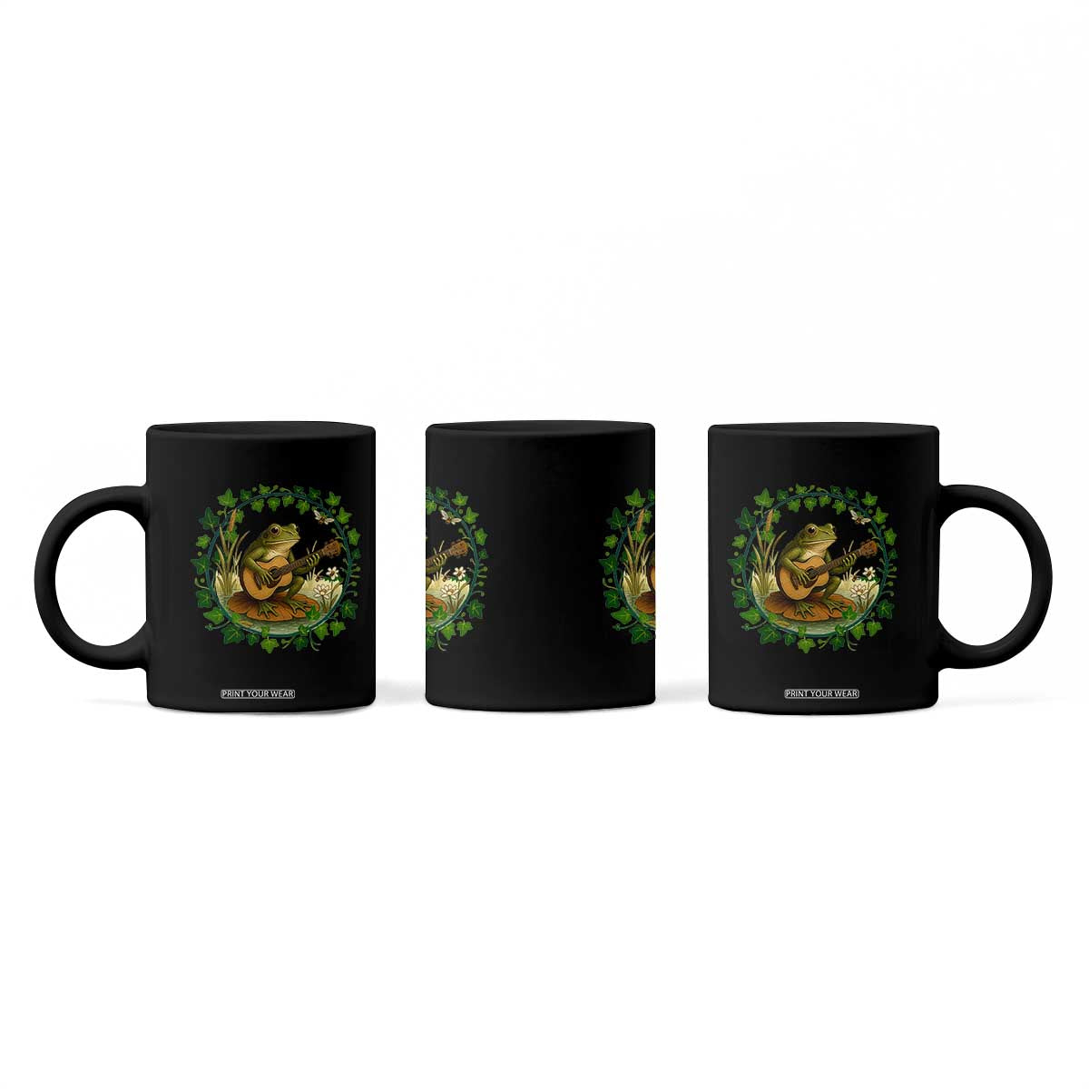 Funny Frog Playing Guitar Coffee Mug Music Lovers Gift TS12 Print Your Wear