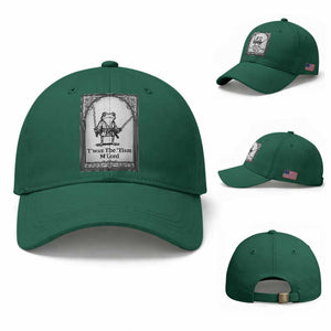 T’was The Tism M’Lord Baseball Cap Funny Medieval Knight Frog Gift TS12 Baseball Cap Universal Fit Irish Green Print Your Wear