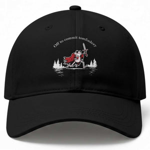 Off To Commit Tomfoolery Baseball Cap Frog Coffee Lover Gift TS12 Print Your Wear