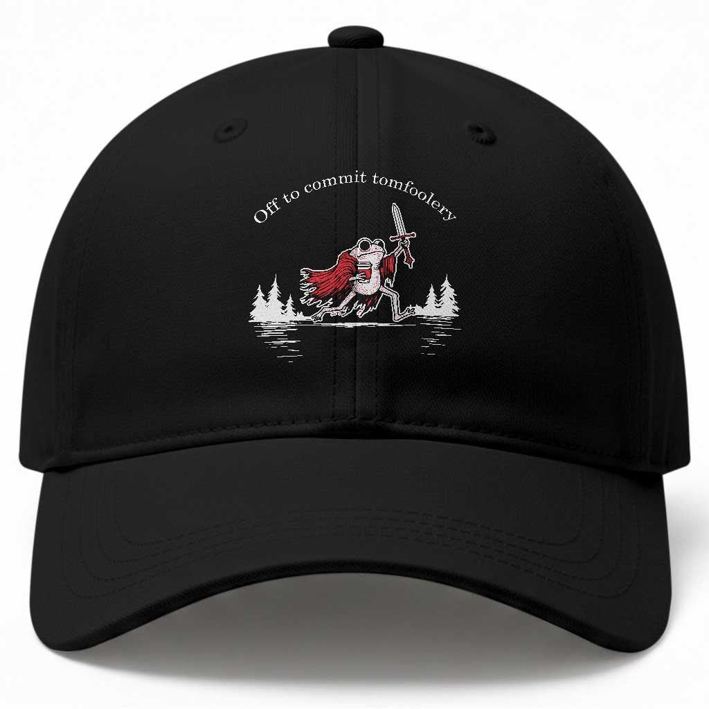 Off To Commit Tomfoolery Baseball Cap Frog Coffee Lover Gift TS12 Print Your Wear
