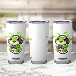 Funny Frog Playing Video Game Gift Tumbler Cup TS12 Print Your Wear