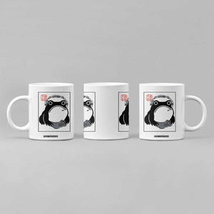 Grumpy Frog Gamer Japanese Ink Painting Coffee Mug TS12 Print Your Wear