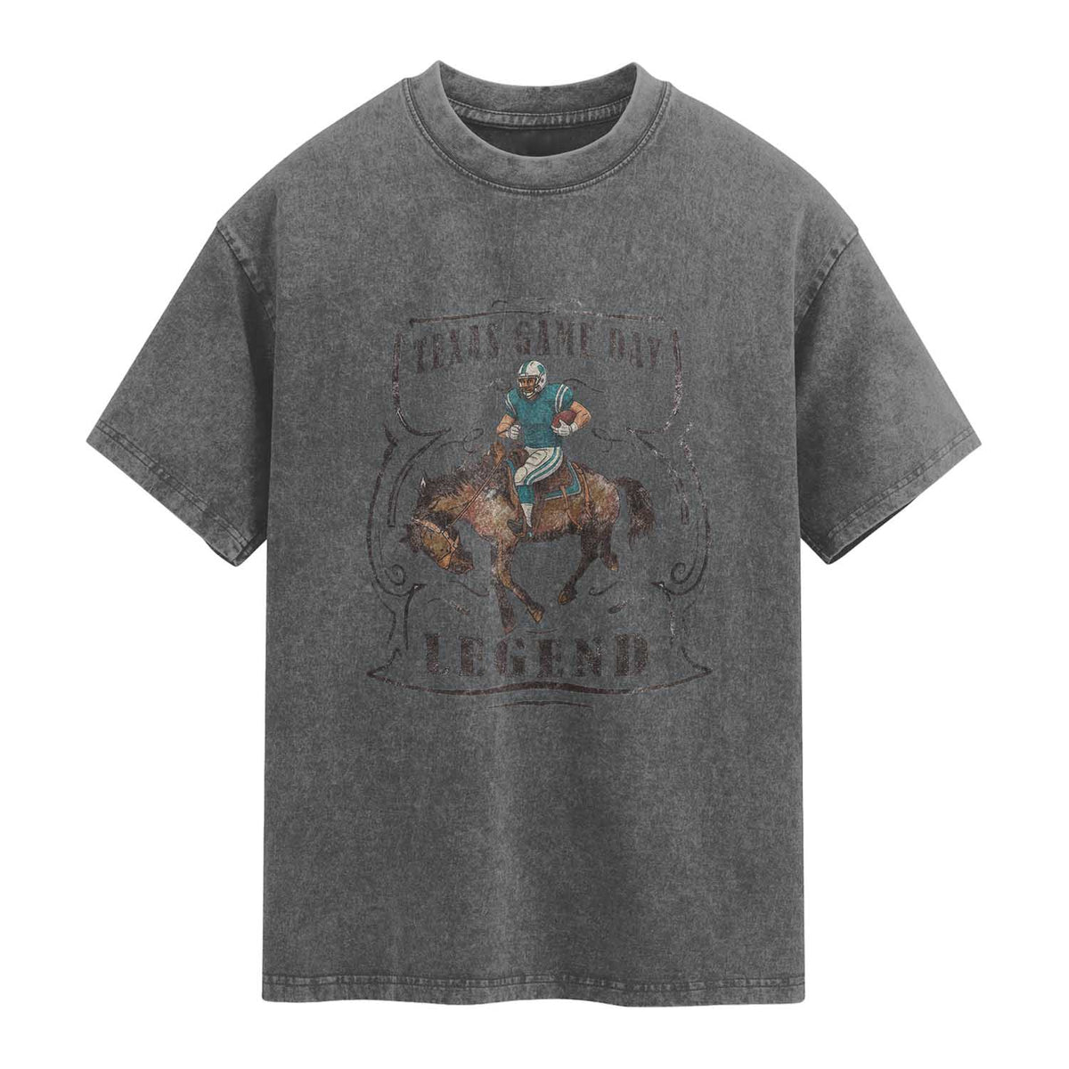 TX Game Day Legend Washed Cotton T-Shirt Funny CFF