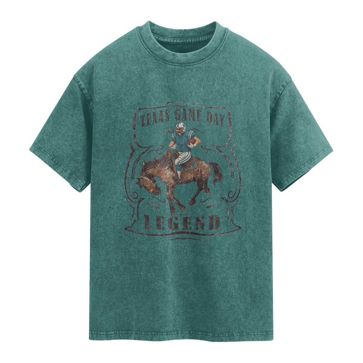 TX Game Day Legend Washed Cotton T-Shirt Funny CFF